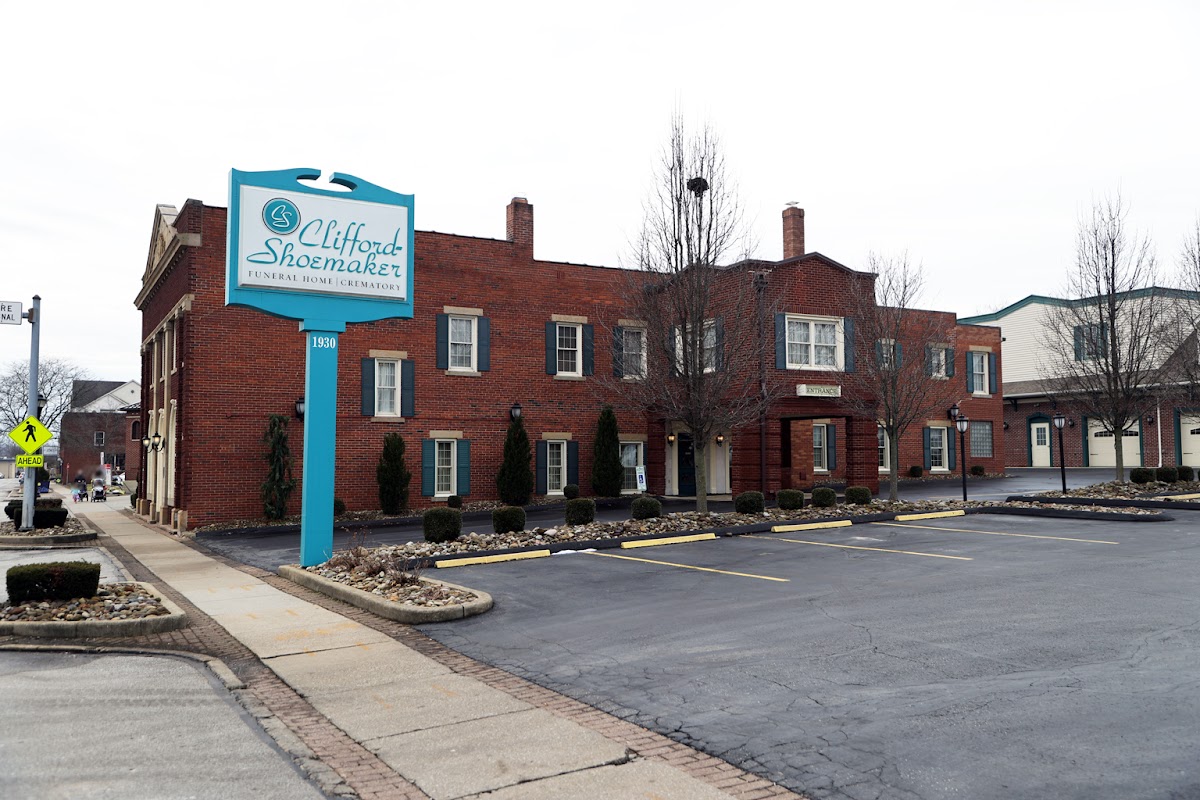 Clifford-Shoemaker Funeral Home building in Cuyahoga Falls, Ohio