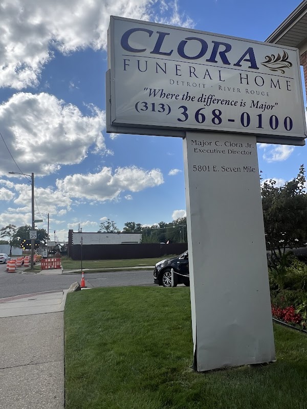 Clora Funeral Home building in Detroit, Michigan