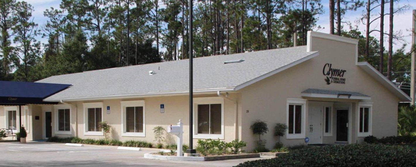 Clymer Funeral Home & Crematory building in Palm Coast, Florida