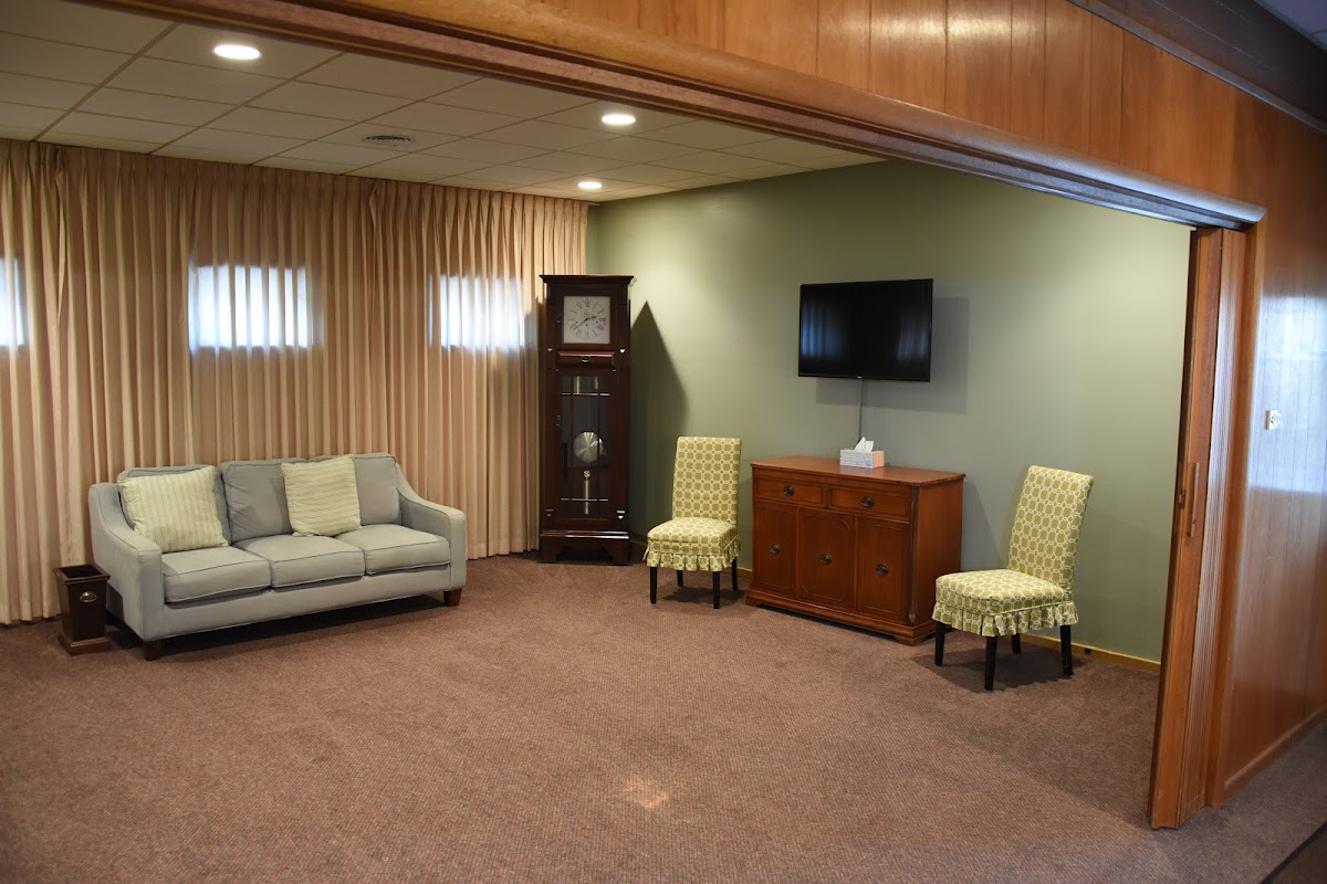 Coburn Funeral Homes building in Colfax, Iowa