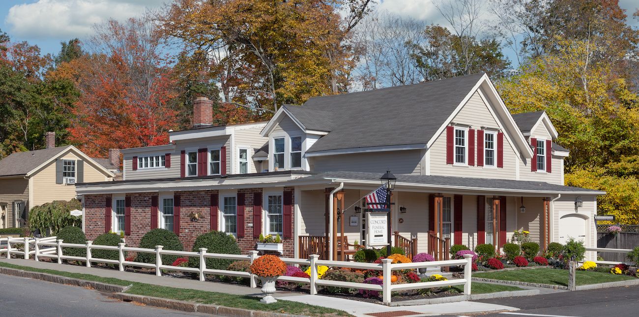 Concord Funeral Home℠ building in Concord, Massachusetts