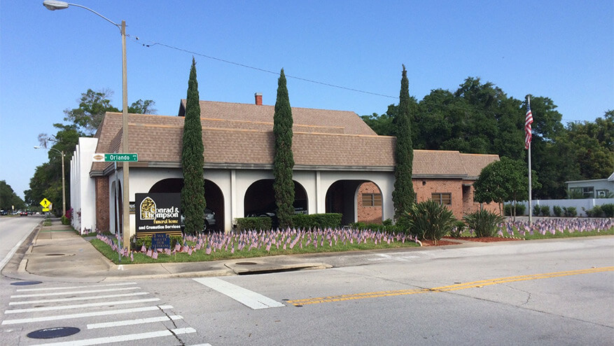 Conrad & Thompson Funeral Home building in Kissimmee, Florida