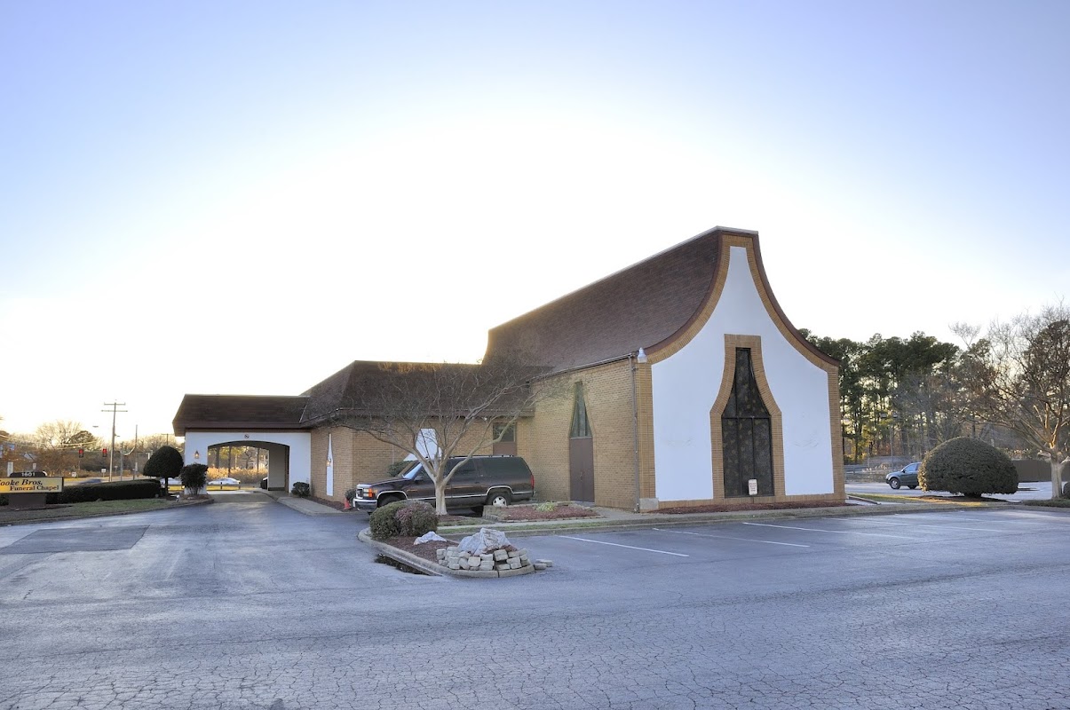 Cooke Bros. Funeral Chapel & Crematory building in Newport News, Virginia
