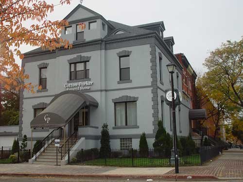 Cotton-Parker Funeral Home building in Jersey City, New Jersey