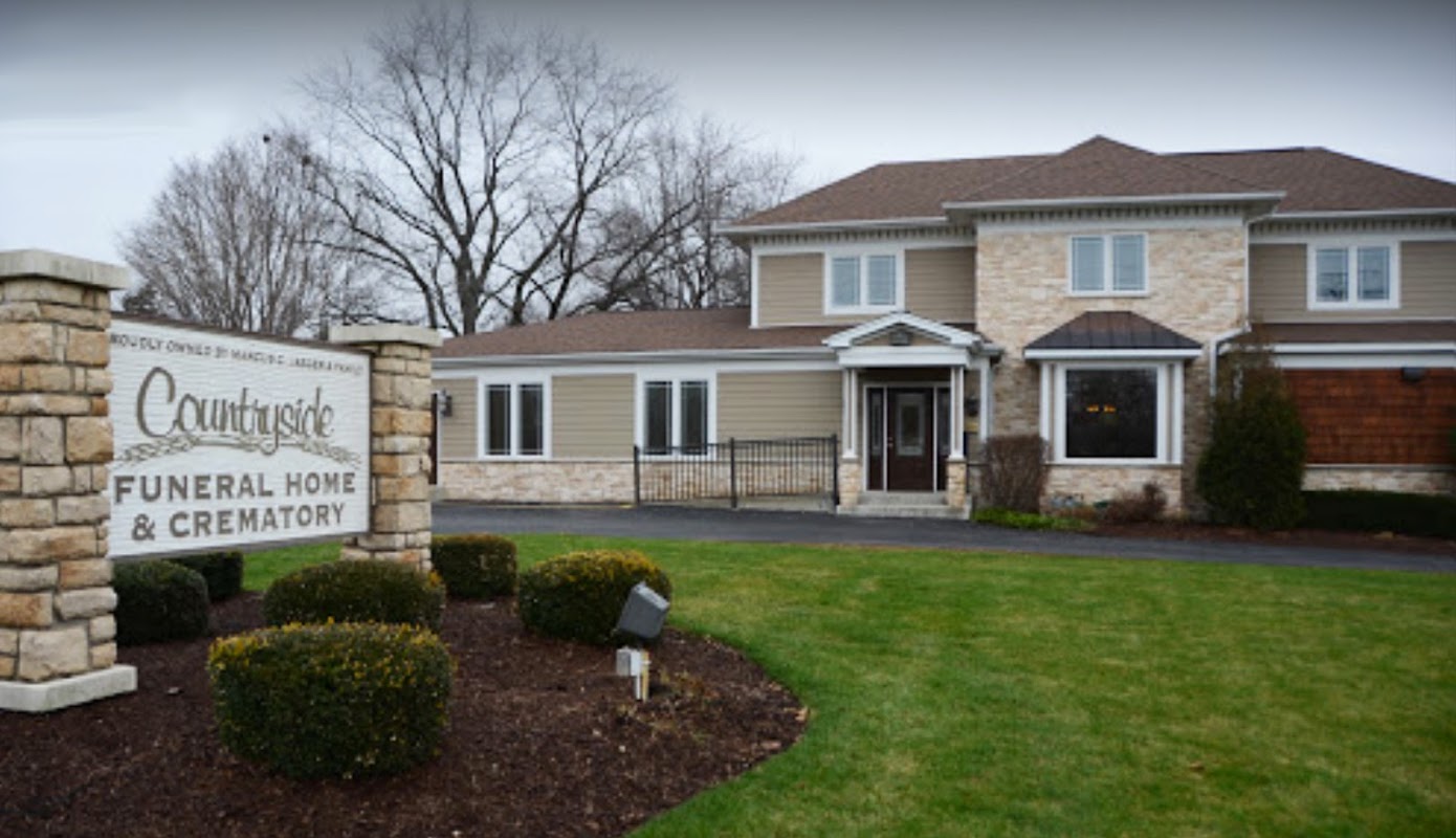 Countryside Funeral Home and Crematory building in South Elgin, Illinois