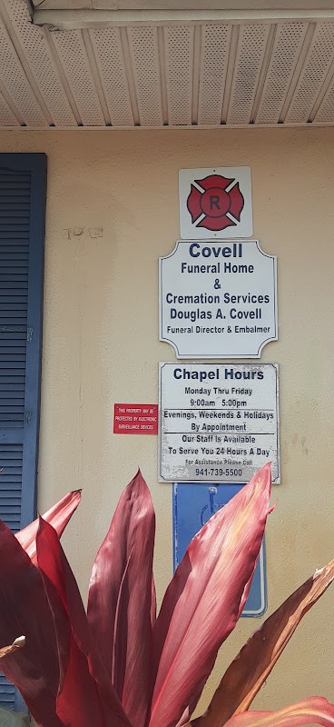 Covell Funeral Home & Cremation Services building in Bradenton, Florida