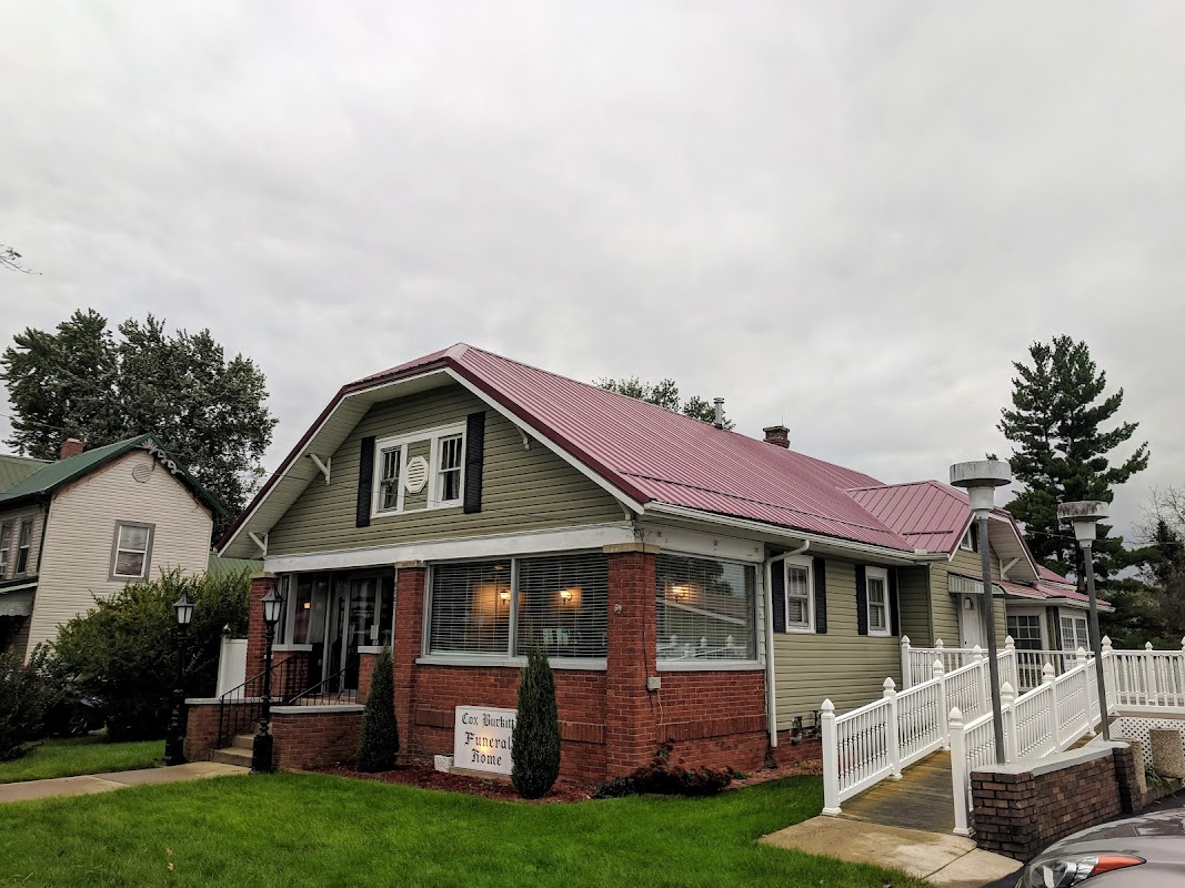 Cox-Burkitt Funeral Home building in Beaver, Ohio