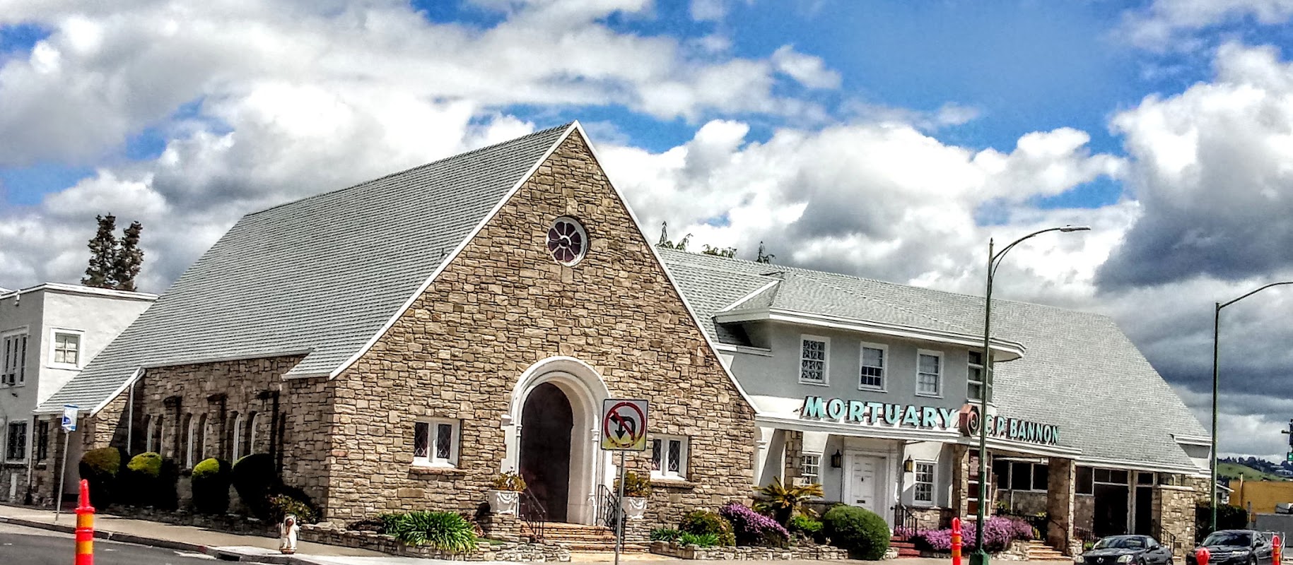 C.P. Bannon Mortuary building in Oakland, California