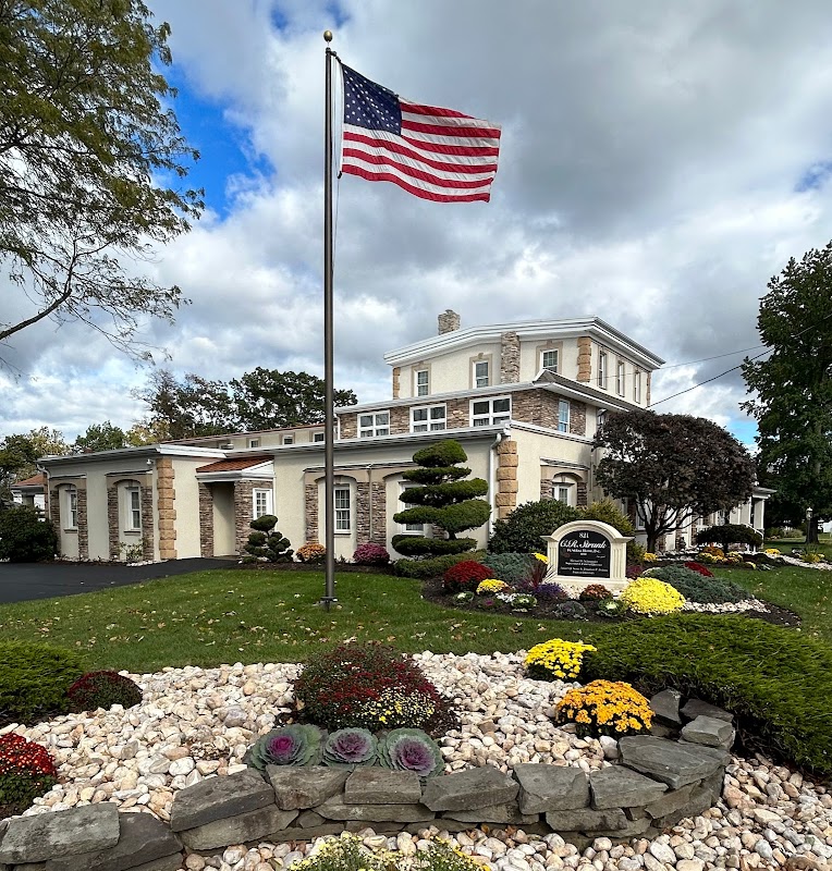 C.R. Strunk Funeral Home building in Quakertown, Pennsylvania