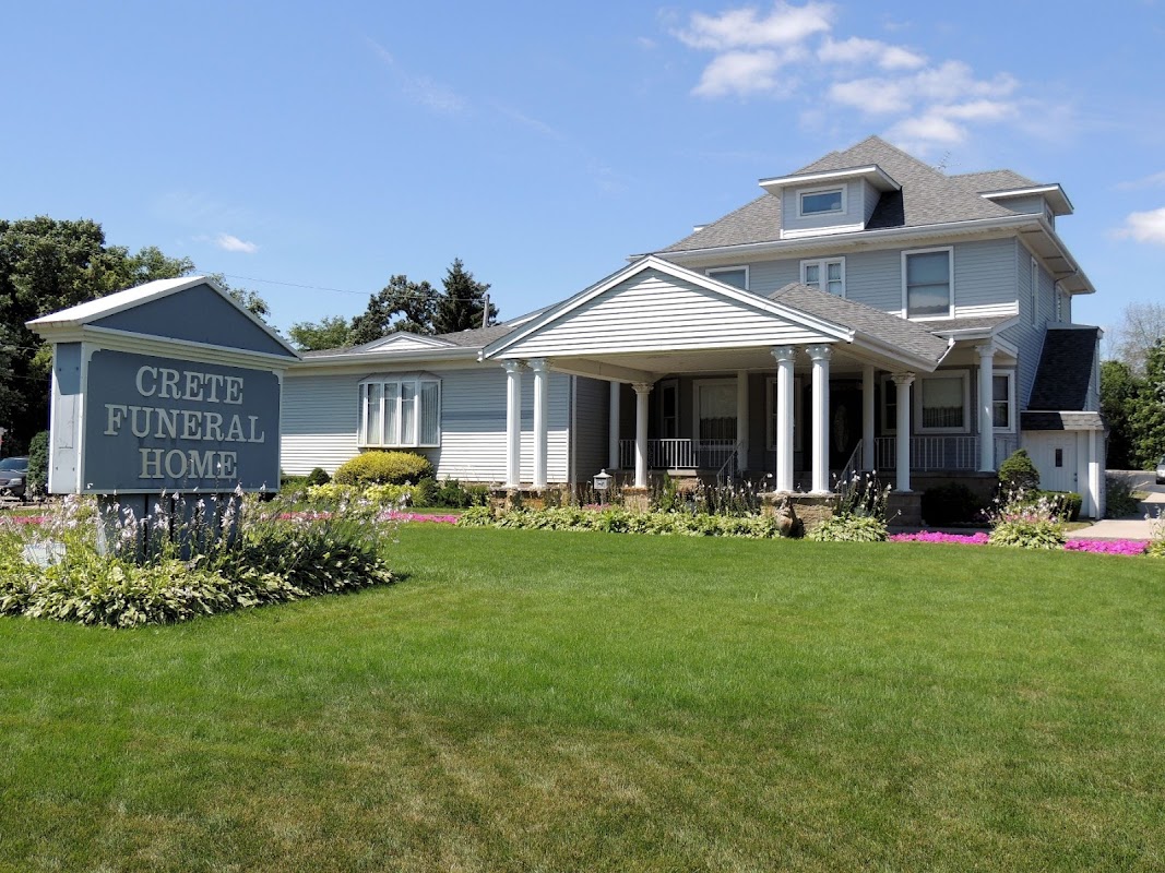 Crete Funeral Home building in Crete, Illinois