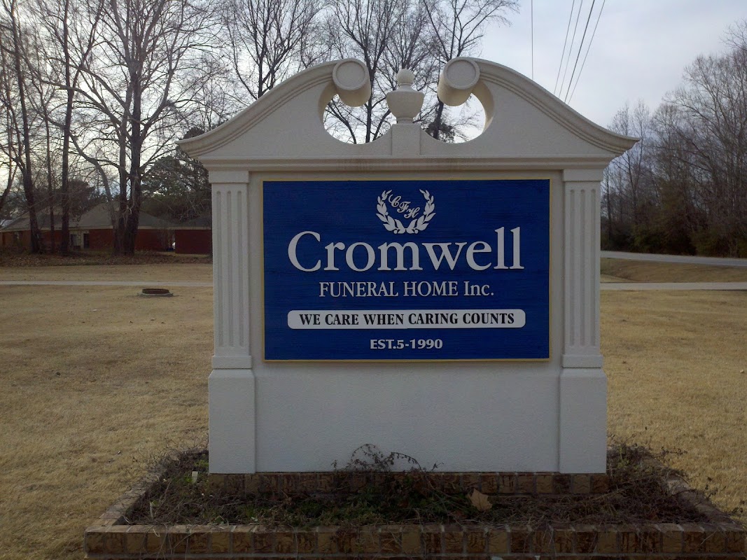 Cromwell Funeral Home building in Hamburg, Arkansas