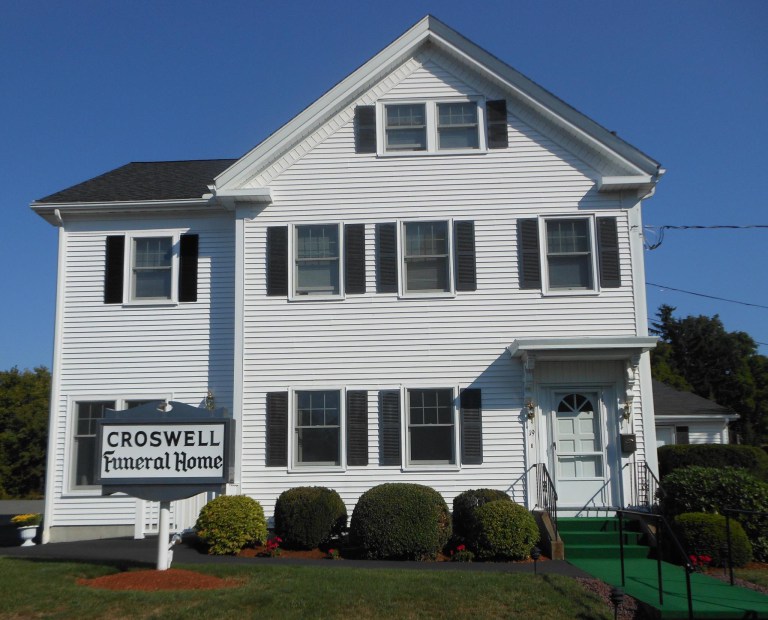 Croswell Funeral Home building in North Reading, Massachusetts