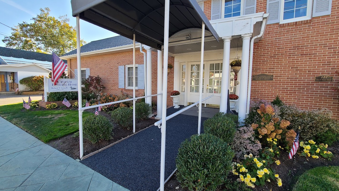 Crouch Funeral Home building in North East, Maryland
