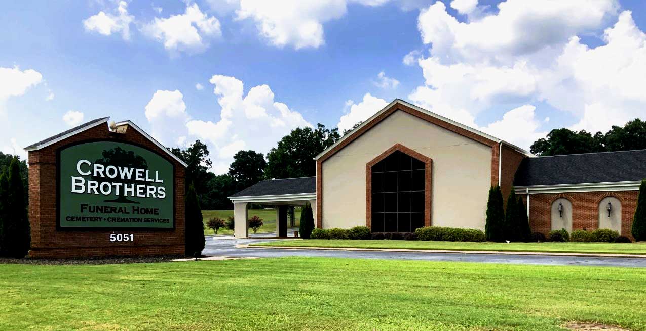 Crowell Bros. Funeral Home building in Norcross, Georgia