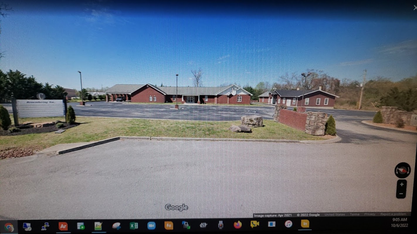 Cumberland Funeral Home building in Monteagle, Tennessee