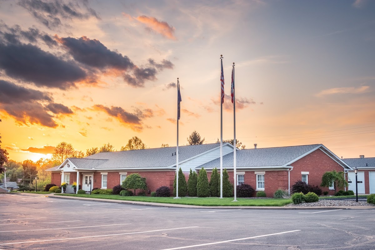 Custer-Glenn Funeral Home building in Wooster, Ohio
