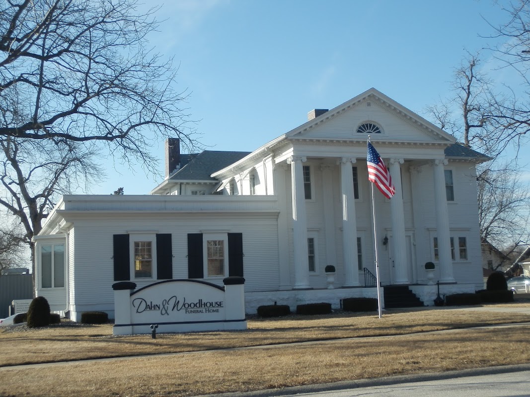 Dahn & Woodhouse Funeral Homes building in Carroll, Iowa