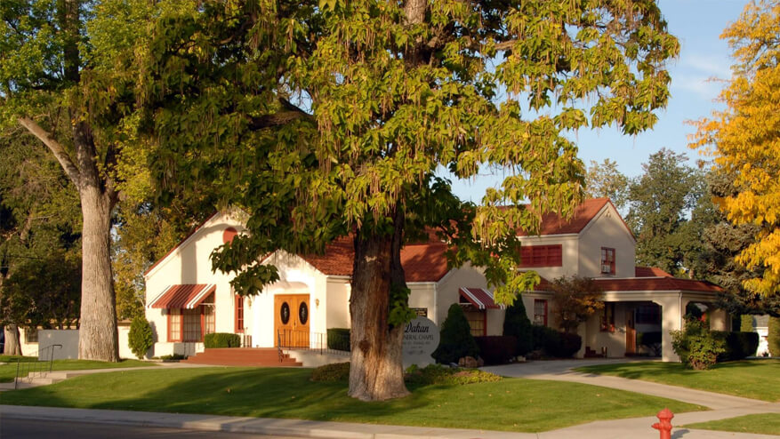 Dakan Funeral Home building in Caldwell, Idaho