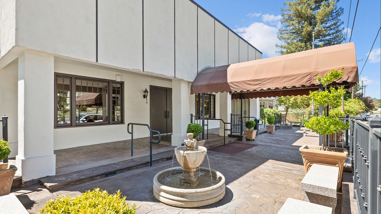 Daneri Mortuary building in Jackson, California