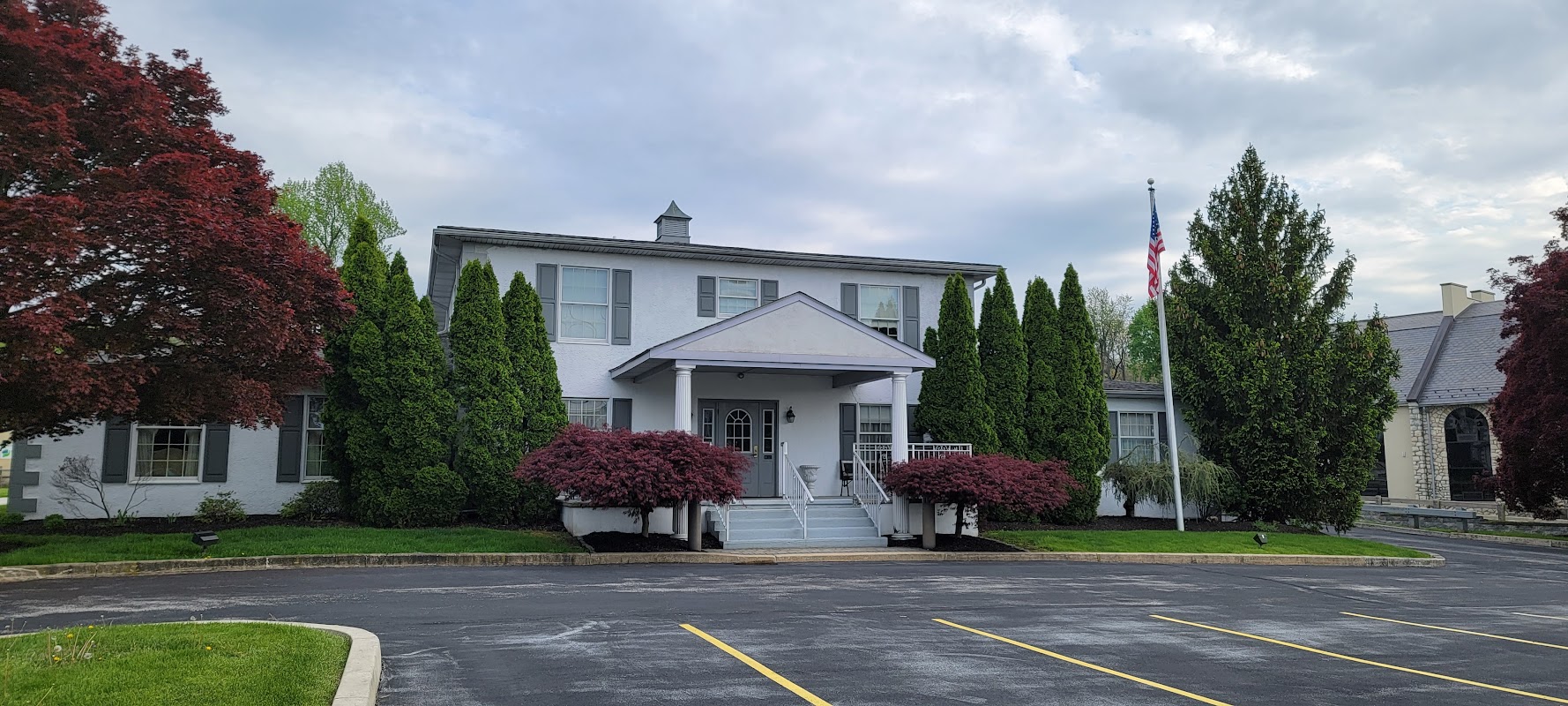 D'Anjolell Memorial Home & Crematory building in Malvern, Pennsylvania