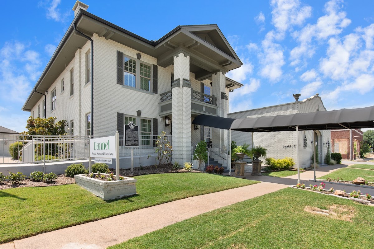 Dannel Funeral Home building in Sherman, Texas