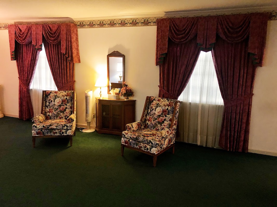 Dantzler-Baker Funeral Home building in Great Falls, South Carolina