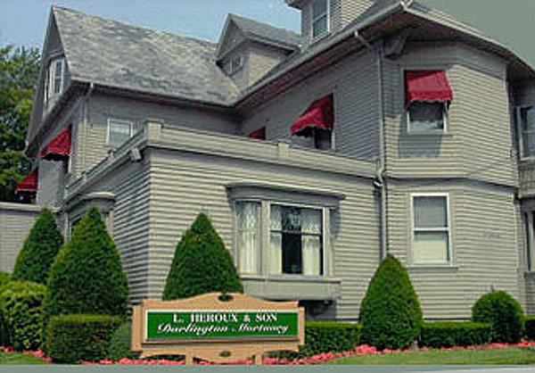 Darlington Mortuary Of L. Heroux & Son building in Pawtucket, Rhode Island