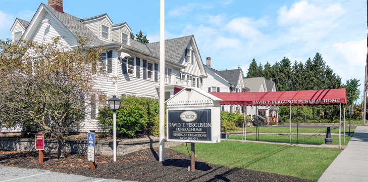David T Ferguson Funeral Home building in Washingtonville, New York