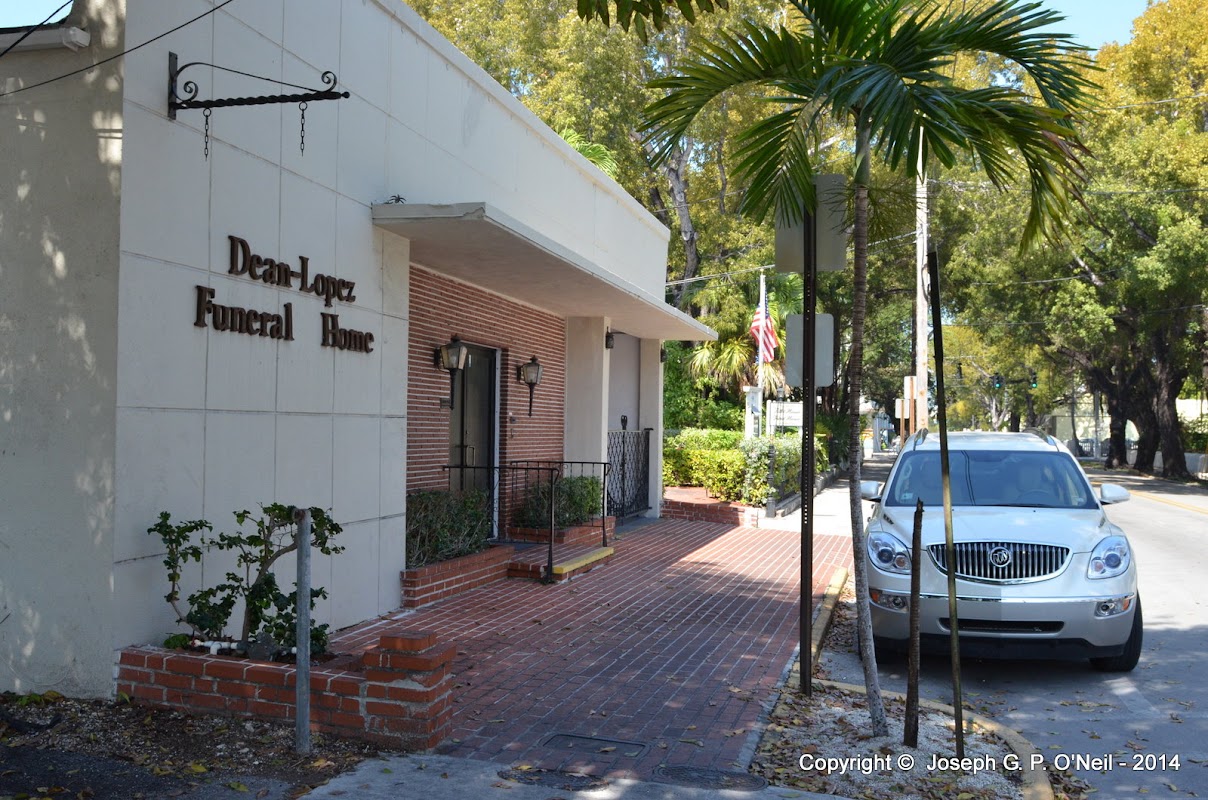 Dean-Lopez Funeral Home building in Key West, Florida