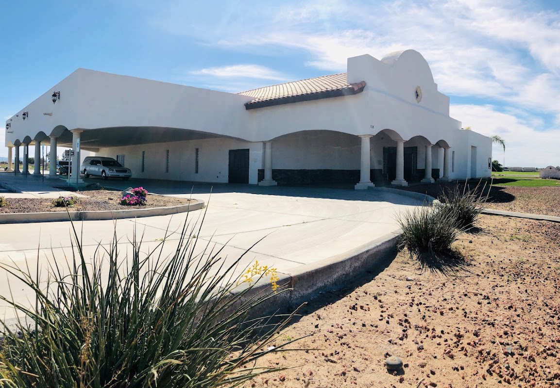 Desert Valley Mortuary building in Somerton, Arizona