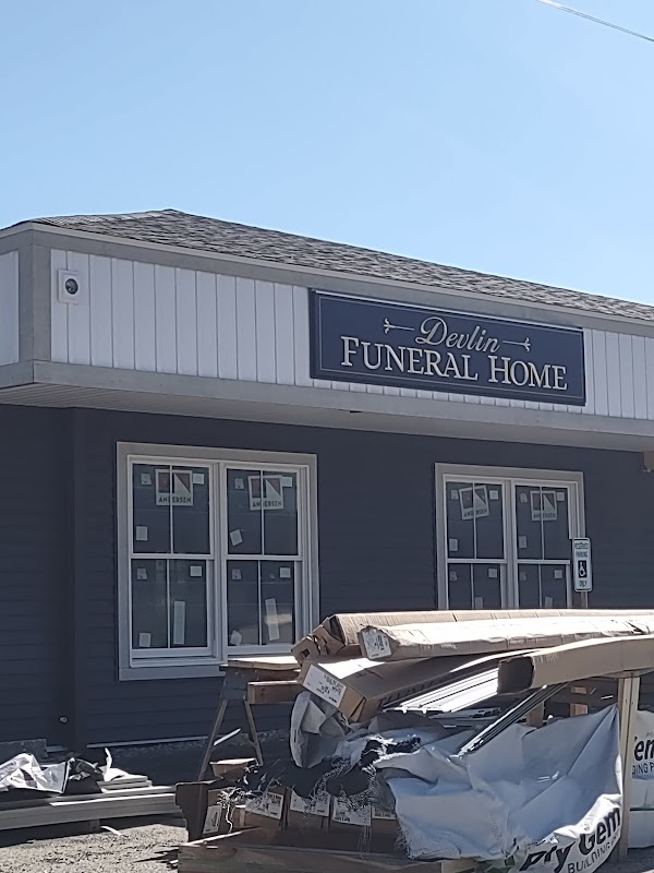 Devlin Funeral Home building in Bennington, Vermont