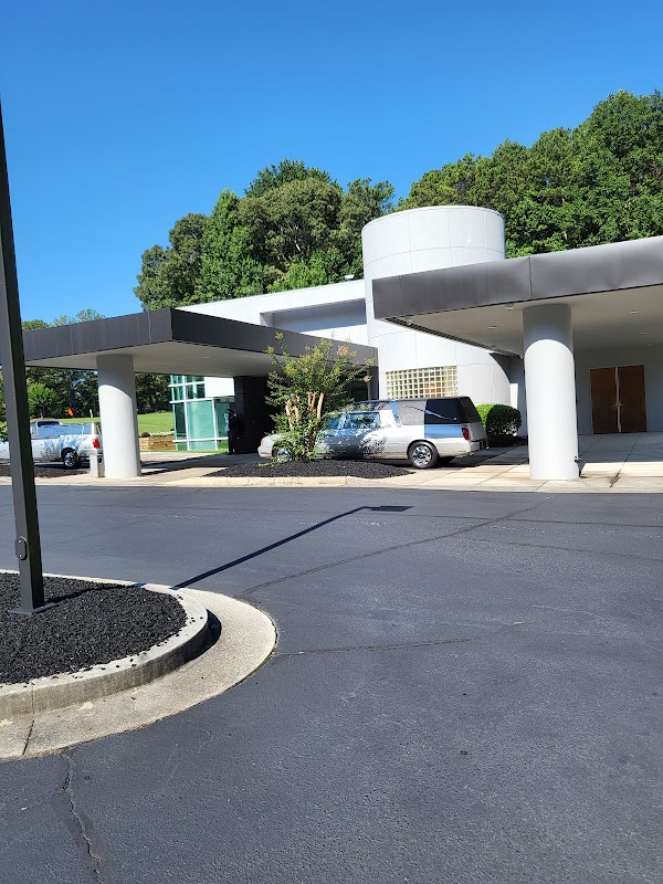 Divine Mortuary Services building in Lithonia, Georgia