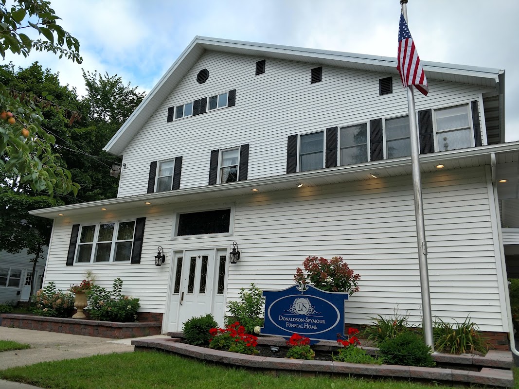 Donaldson-Seymour Funeral Home building in Potsdam, New York
