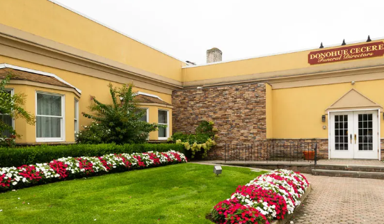 Donohue Cecere Funeral Directors building in Westbury, New York