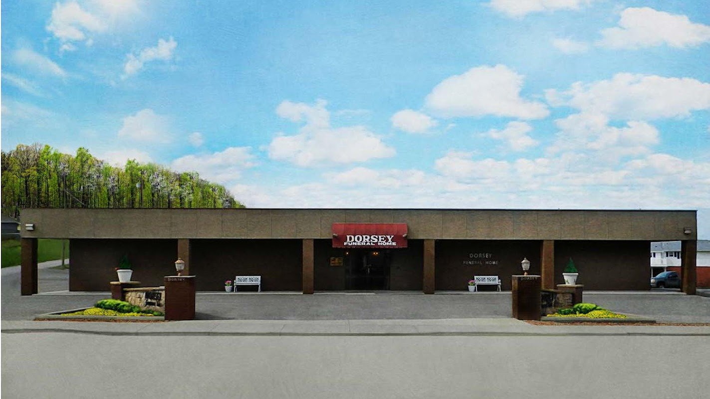 Dorsey Funeral Home building in Shinnston, West Virginia