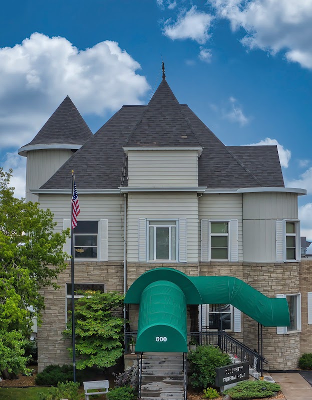Dougherty Funeral Home building in Duluth, Minnesota