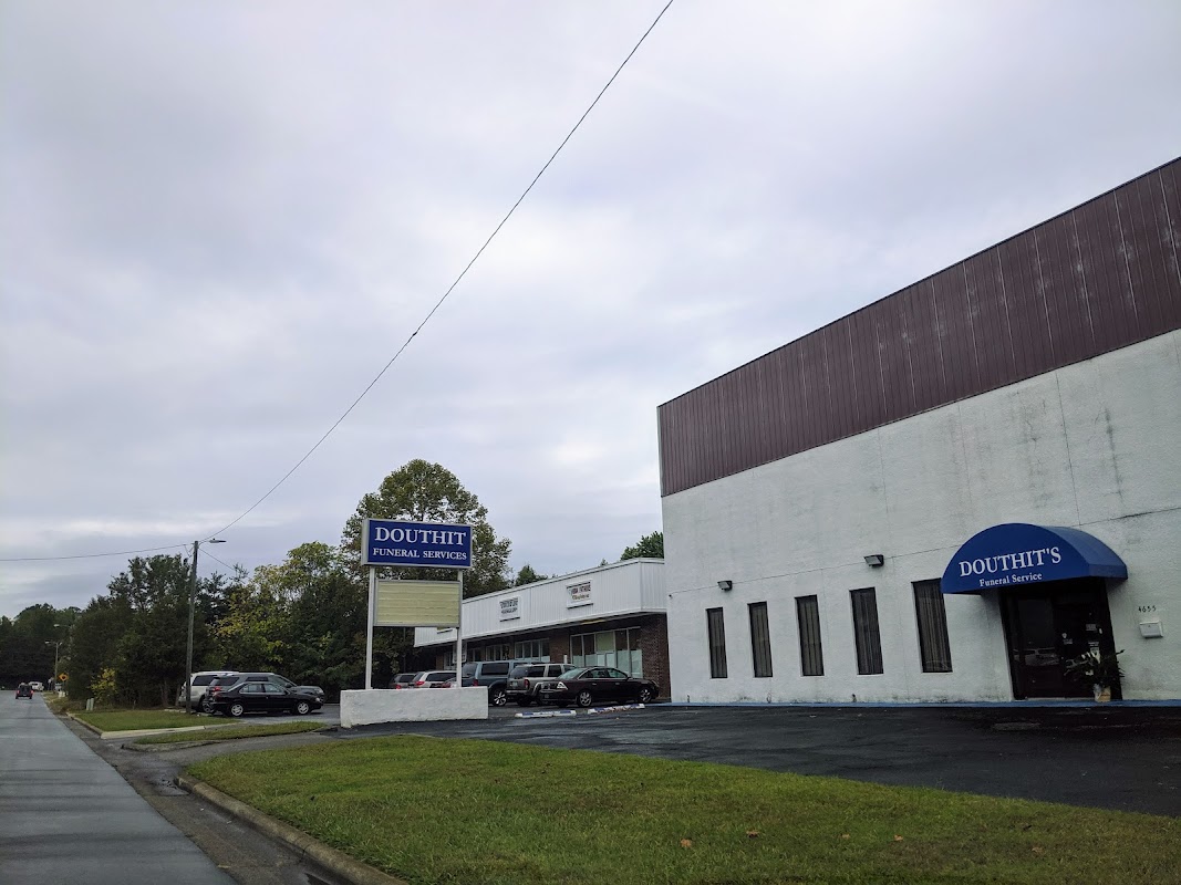 Douthit Funeral Service building in Winston-Salem, North Carolina