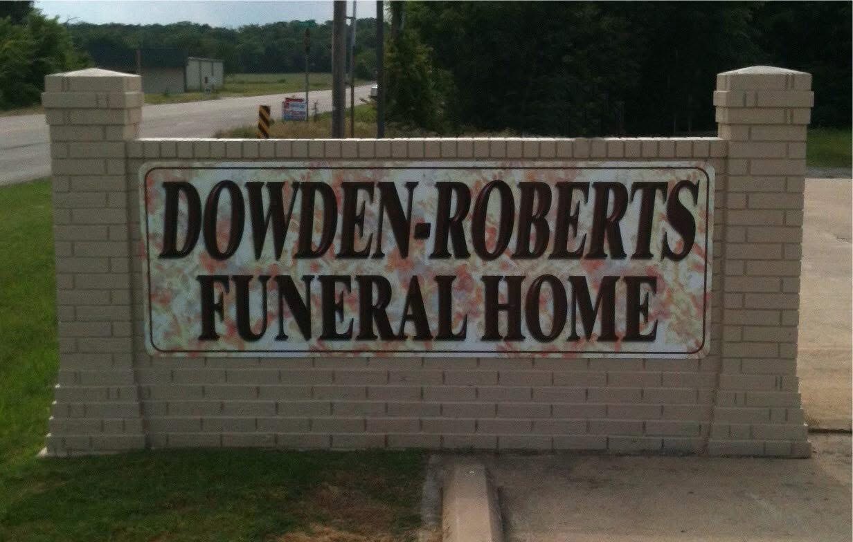 Dowden-Roberts Funeral Home building in Heavener, Oklahoma