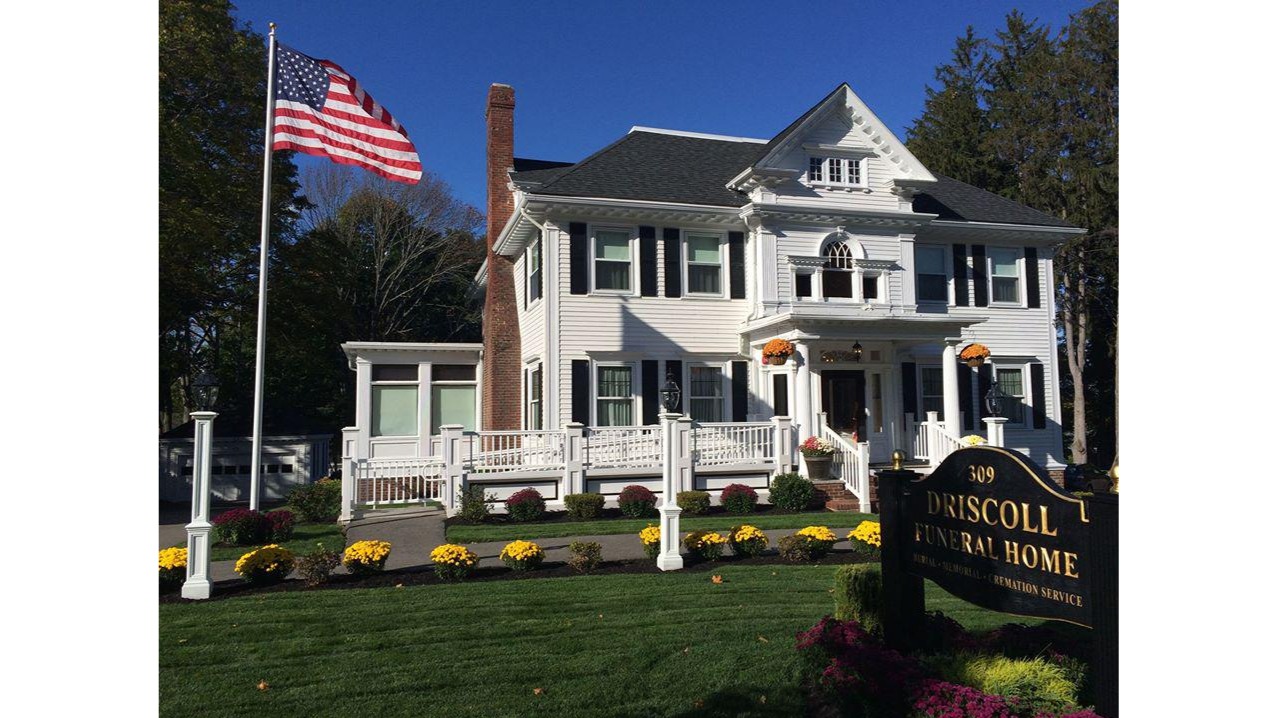 Driscoll Funeral Home And Cremation Service building in Haverhill, Massachusetts
