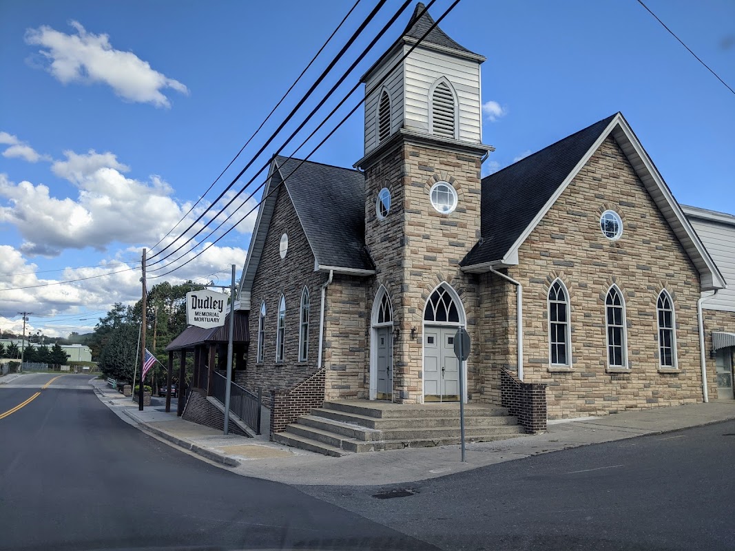 Dudley Memorial Mortuary building in Bluefield, Virginia