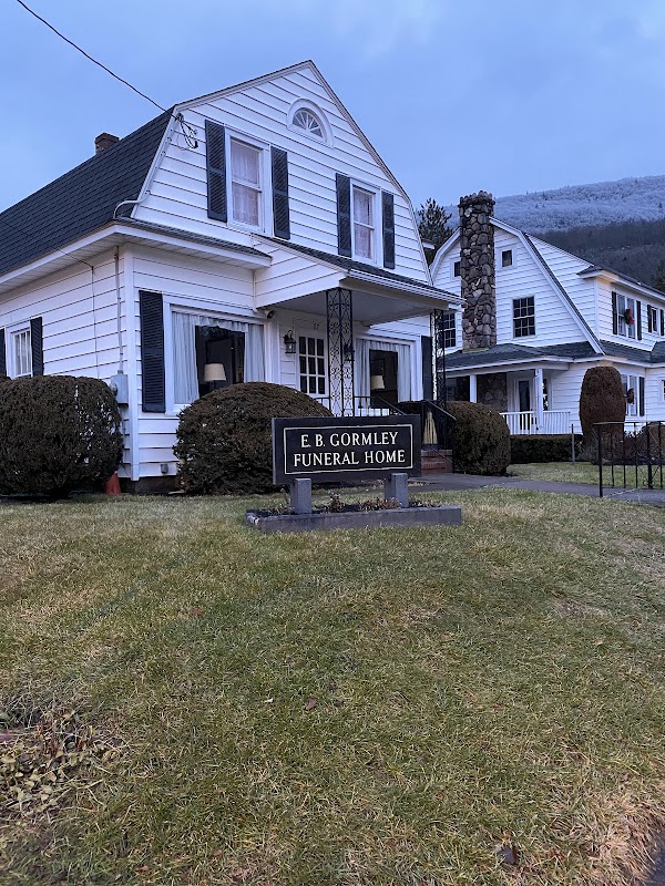 E B Gormley Funeral Home building in Phoenicia, New York