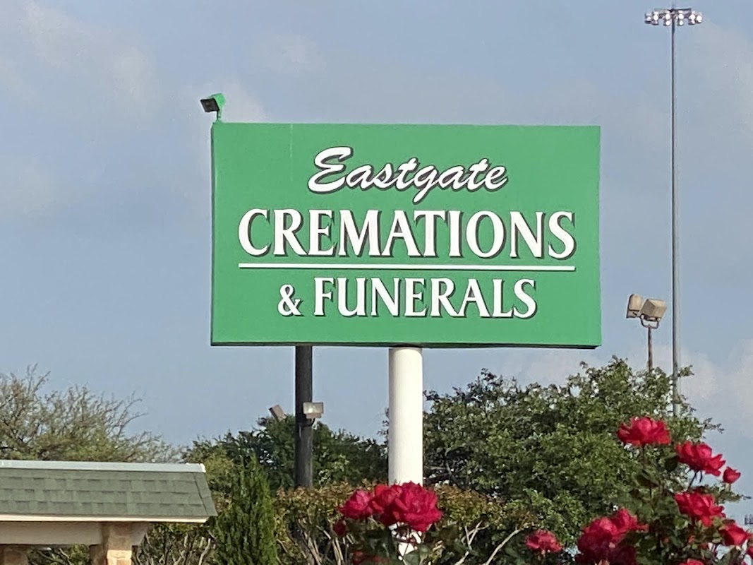 Eastgate Funeral Home building in Garland, Texas