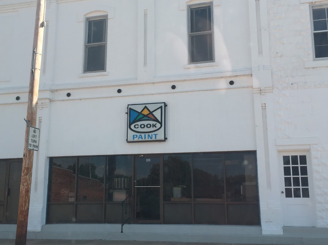 Ebersole Mortuary building in Conway Springs, Kansas