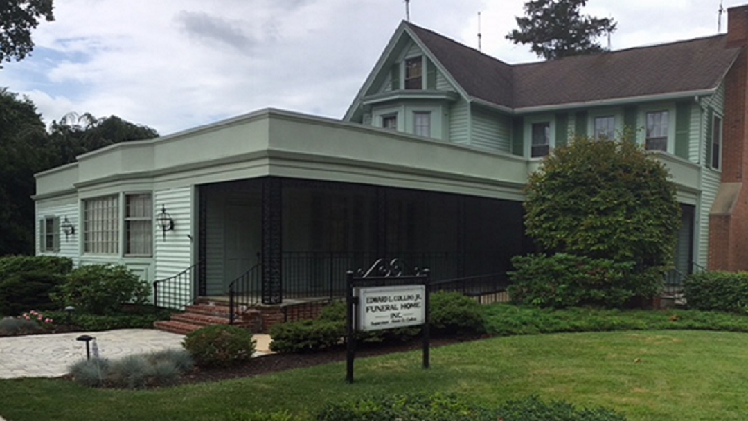 Edward L. Collins Funeral Home building in Oxford, Pennsylvania