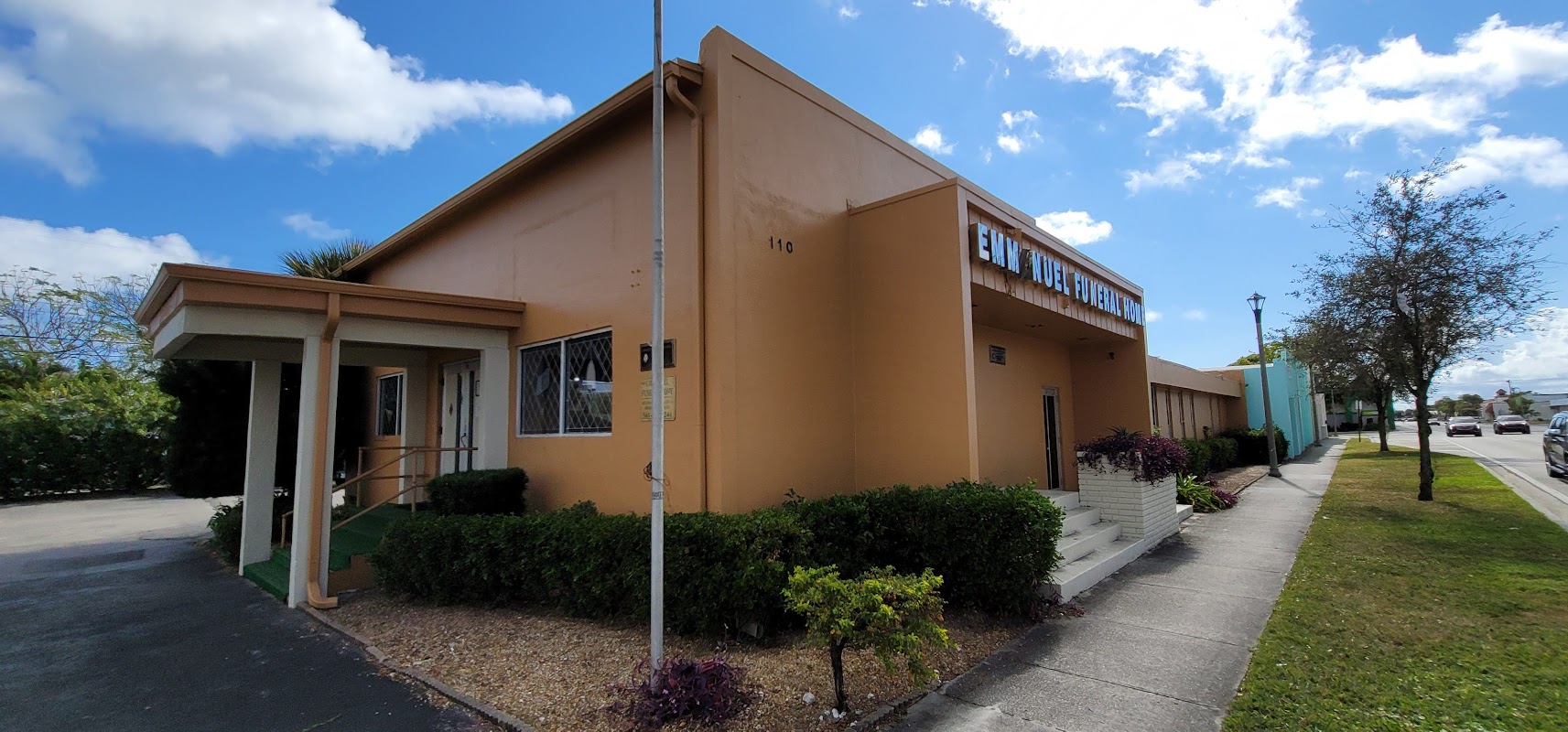 Emmanuel Funeral Home building in Lake Worth, Florida