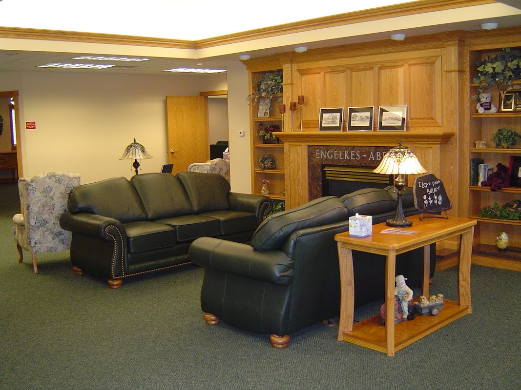 Engelkes-Abels Funeral Home building in Grundy Center, Iowa