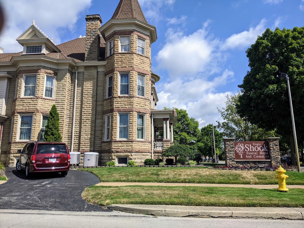 Engle-Shook Funeral Home & Cremation Services building in Tiffin, Ohio