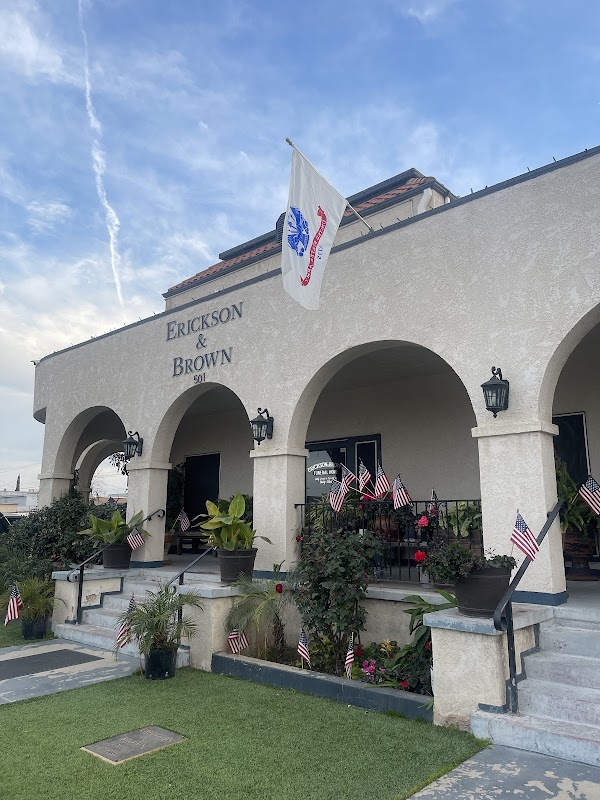 Erickson And Brown Funeral Home building in Taft, California