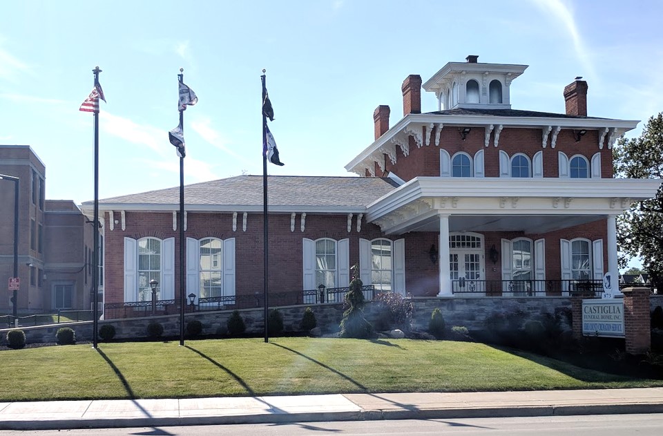 Erie County Cremation Service building in Buffalo, New York