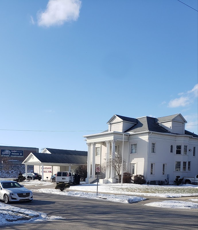 Evans & Browne's Funeral Home building in Saginaw, Michigan